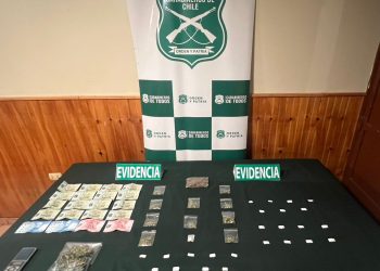 Carabineros del OS7 Ñuble desarticula punto de microtráfico en Chillán: cinco detenidos y droga incautada