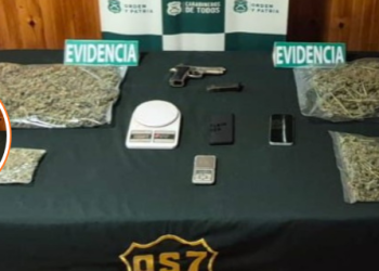 Golpe al narcotráfico en Ñuble: OS7 captura a tres personas y saca de circulación drogas avaluadas en $30 millones