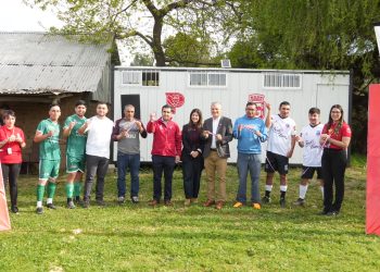 Municipalidad de Portezuelo invierte cerca de $50 millones en ocho vestidores deportivos modulares para clubes rurales